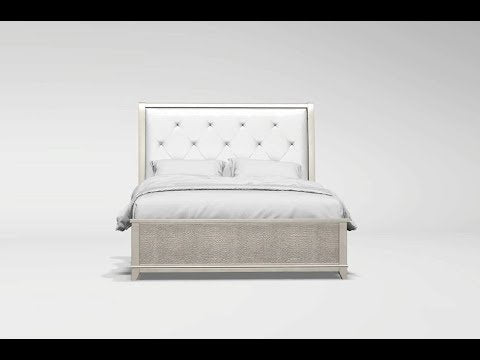  Furniture of America Bryant King Upholstered Bed CM7288SV-EK-BED EXTERNAL_VIDEO 1