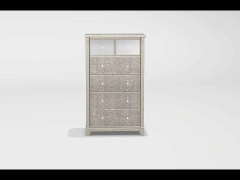  Furniture of America Bryant 6-Drawer Chest CM7288SV-C EXTERNAL_VIDEO 1
