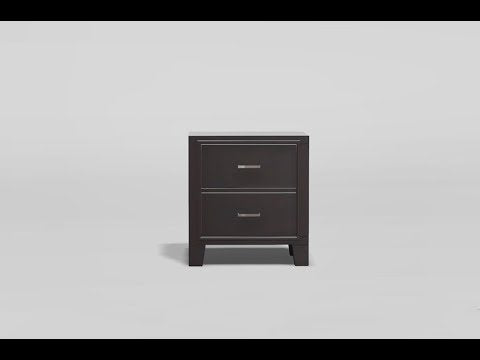  Furniture of America Enrico 2-Drawer Nightstand CM7088N EXTERNAL_VIDEO 1