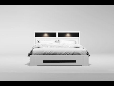  Furniture of America Rutger Queen Bookcase Bed CM7297Q-BED EXTERNAL_VIDEO 1