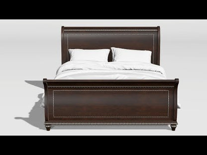  Furniture of America Europa Queen Sleigh Bed CM7389Q-BED EXTERNAL_VIDEO 1