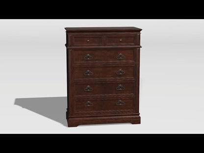  Furniture of America Millicent 5-Drawer Chest CM7373C EXTERNAL_VIDEO 1