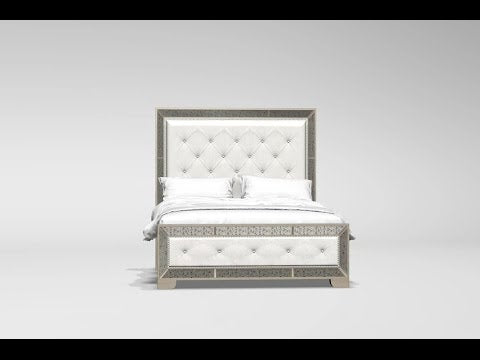  Furniture of America Loraine CM7195EK King Bed EXTERNAL_VIDEO 1