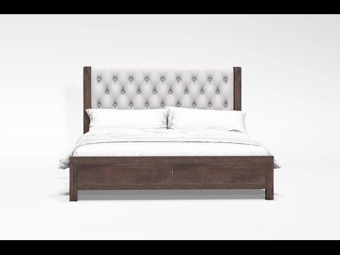 Furniture of America Hutchinson CM7577DR-CK California King Bed EXTERNAL_VIDEO 1