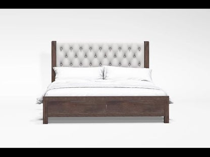 Furniture of America Hutchinson CM7577DR-CK California King Bed EXTERNAL_VIDEO 1