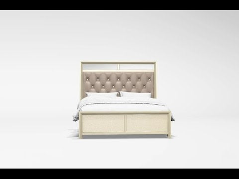  Furniture of America Briella King Panel Bed CM7101EK-BED EXTERNAL_VIDEO 1