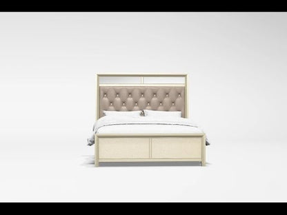  Furniture of America Briella King Panel Bed CM7101EK-BED EXTERNAL_VIDEO 1