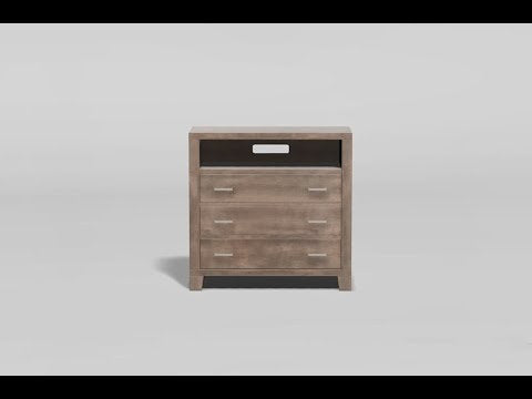 Furniture of America Enrico 3-Drawer Media Chest CM7068GY-TV EXTERNAL_VIDEO 1