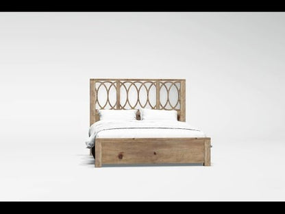  Furniture of America Zaragoza Queen Panel Bed CM7585Q-BED EXTERNAL_VIDEO 1