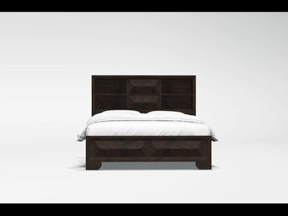  Furniture of America Nikomedes California King Bookcase Bed with Storage CM7557CK-BED EXTERNAL_VIDEO 1
