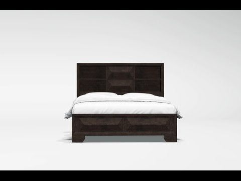  Furniture of America Nikomedes Queen Bookcase Bed with Storage CM7557Q-BED EXTERNAL_VIDEO 1
