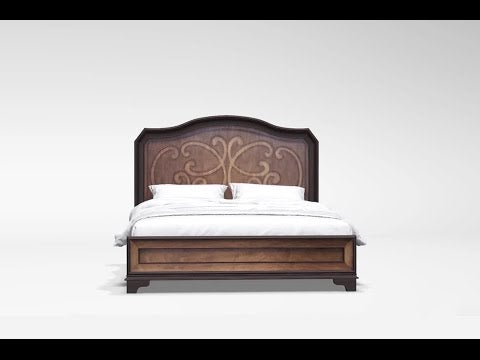  Furniture of America Emmaline California King Panel Bed CM7831CK-BED EXTERNAL_VIDEO 1
