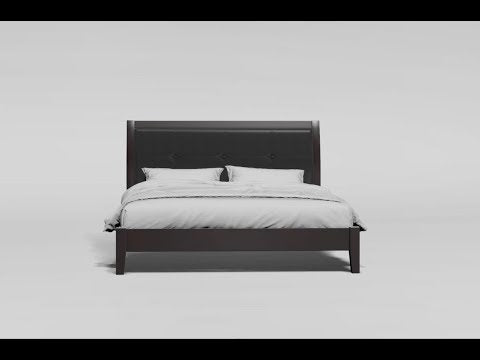  Furniture of America Enrico I Queen Platform Bed CM7088Q-BED EXTERNAL_VIDEO 1