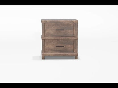  Furniture of America Baddock 2-Drawer Nightstand CM7691N EXTERNAL_VIDEO 1