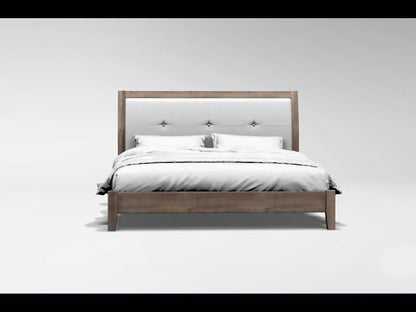  Furniture of America Enrico I King Upholstered Platform Bed CM7068GY-EK-BED EXTERNAL_VIDEO 1