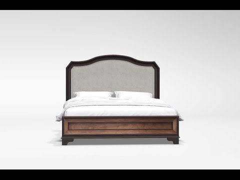  Furniture of America Emmaline Queen Upholstered Bed CM7831F-Q-BED EXTERNAL_VIDEO 1