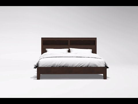  Furniture of America Gerico I California King Platform Bed CM7290CH-CK-BED EXTERNAL_VIDEO 1