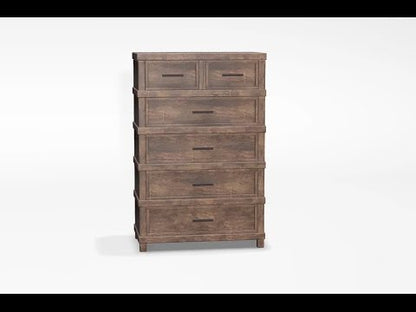  Furniture of America Baddock 5-Drawer Chest CM7691C EXTERNAL_VIDEO 1