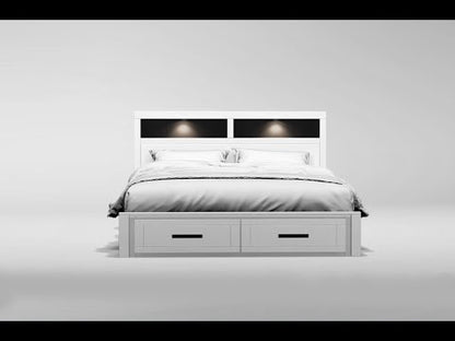  Furniture of America Rutger Queen Panel Bed CM7298Q-BED EXTERNAL_VIDEO 1