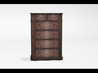  Furniture of America Emmaline 5-Drawer Chest CM7831C EXTERNAL_VIDEO 1