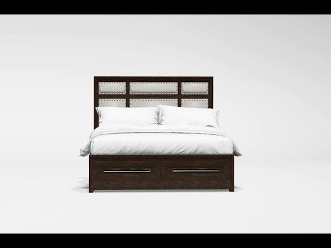  Furniture of America Orlaith King Panel Bed CM7697EK-BED EXTERNAL_VIDEO 1