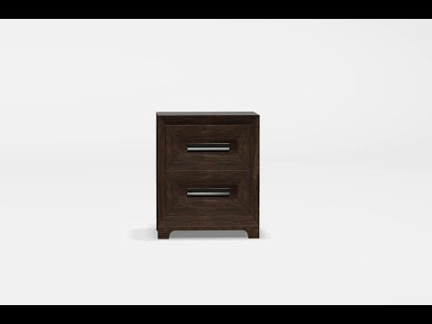 Furniture of America Orlaith 2-Drawer Nightstand CM7697N EXTERNAL_VIDEO 1