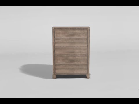  Furniture of America Enrico 5-Drawer Chest CM7068GY-C EXTERNAL_VIDEO 1