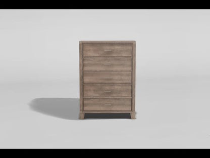  Furniture of America Enrico 5-Drawer Chest CM7068GY-C EXTERNAL_VIDEO 1