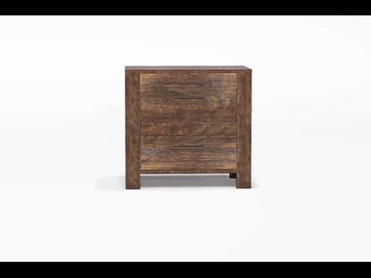  Furniture of America Elkton 2-Drawer Nightstand CM7072N EXTERNAL_VIDEO 1