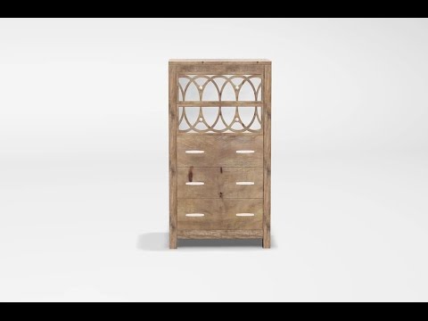  Furniture of America Zaragoza 5-Drawer Chest CM7585C EXTERNAL_VIDEO 1