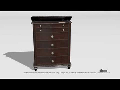  Furniture of America Europa 5-Drawer Chest CM7389C EXTERNAL_VIDEO 1