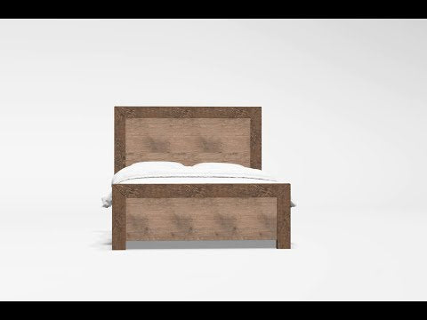  Furniture of America Aveiro Queen Panel Bed CM7627Q-BED EXTERNAL_VIDEO 1