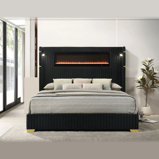 Romance Queen Bed – Black