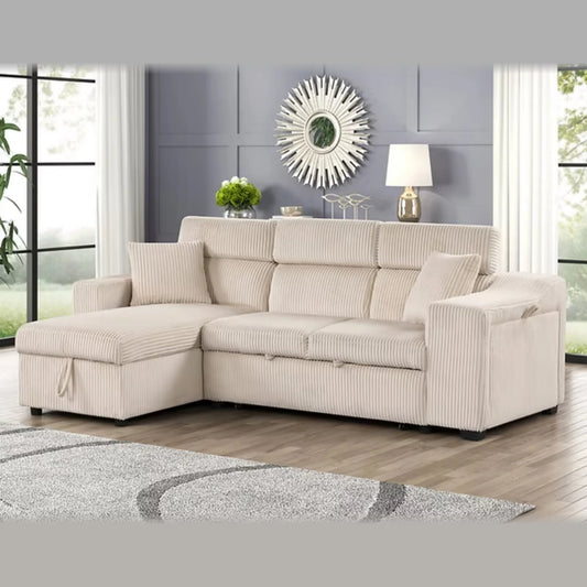 S8978 Sleeper Sectional – Beige