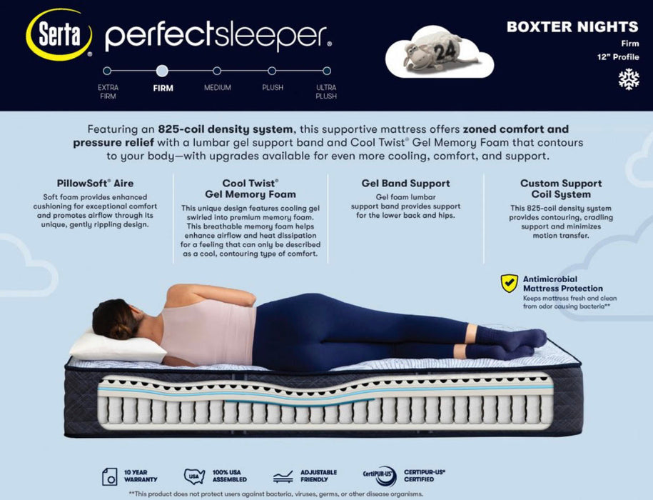 Serta Perfect Sleeper Boxter Nights Firm