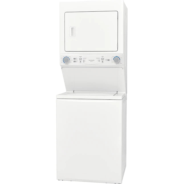 Frigidaire - 3.9 Cu. Ft Washer and 5.5 Cu. Ft. Electric Dryer Laundry Center with Long Vent