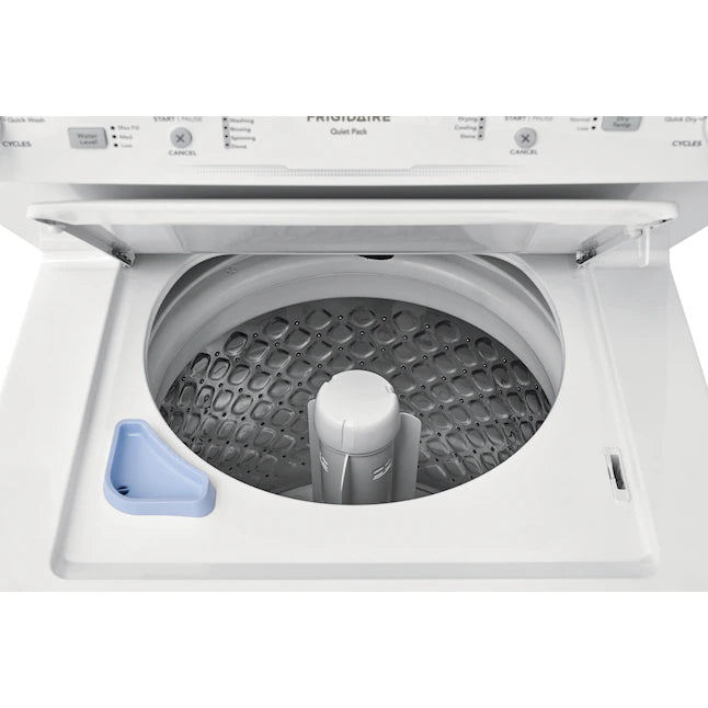 Frigidaire - 3.9 Cu. Ft Washer and 5.5 Cu. Ft. Electric Dryer Laundry Center with Long Vent