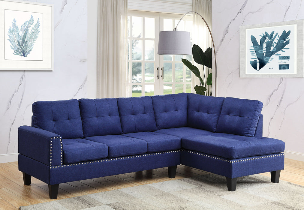 Jeimmur Blue Sectional