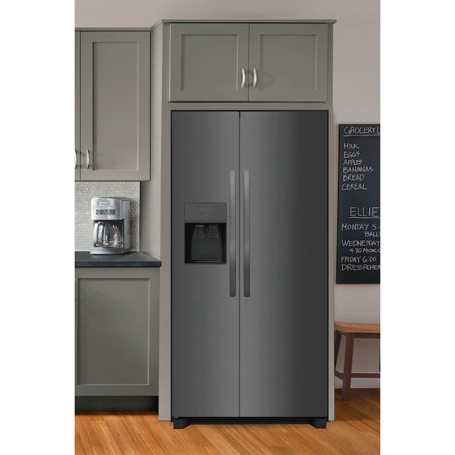 Frigidaire  25.6-cu ft Side-by-Side Refrigerator with Ice Maker