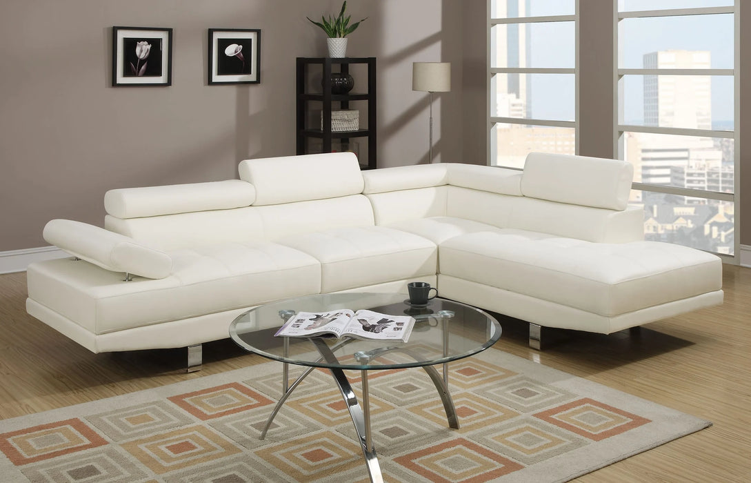 Chandler White Sectional