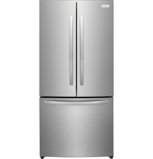 Frigidaire - 17.6 Cu. Ft. Counter-Depth French Door Refrigerator - Stainless steel