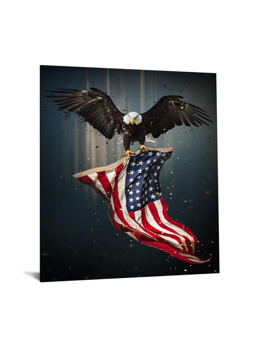 Tempered Glass w/Foil - Eagle Flag